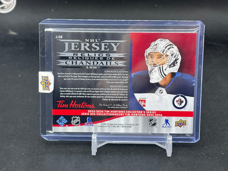 2025 UPPER DECK TIM HORTONS - NHL JERSEY RELICS - C. HELLEBUYCK -