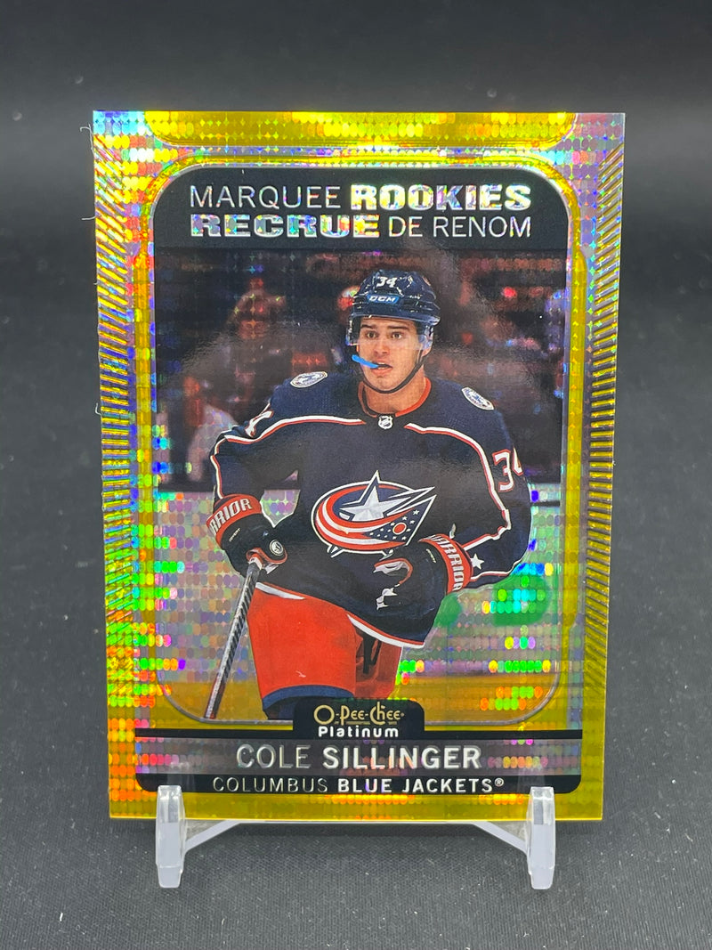 2021 UPPER DECK O-PEE-CHEE PLATINUM - SEISMIC GOLD - MARQUEE ROOKIES - C. SILLINGER - #285 - #'D/50 - RC