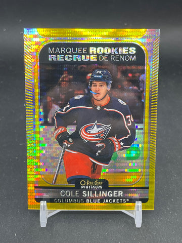 2021 UPPER DECK O-PEE-CHEE PLATINUM - SEISMIC GOLD - MARQUEE ROOKIES - C. SILLINGER - #285 - #'D/50 - RC