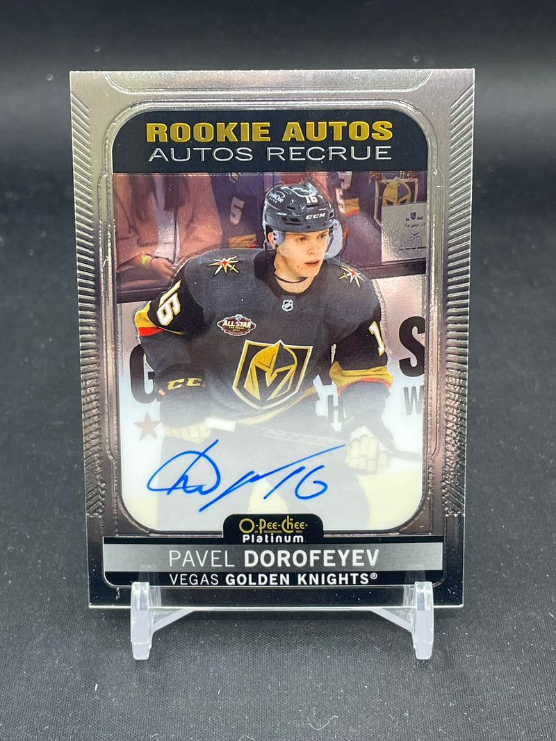 2021 UPPER DECK O-PEE-CHEE PLATINUM - ROOKIE AUTOS - P. DOROFEYEV -