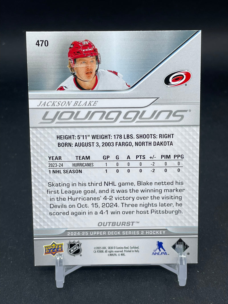 2024 UPPER DECK SERIES TWO - OUTBURST - YOUNG GUNS - J. BLAKE -