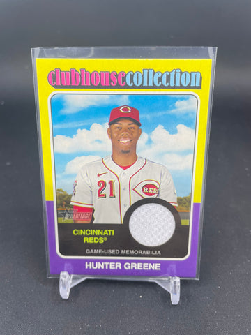 2024 TOPPS HERITAGE - CLUBHOUSE COLLECTION - H. GREENE - #CCR-HG - RELIC