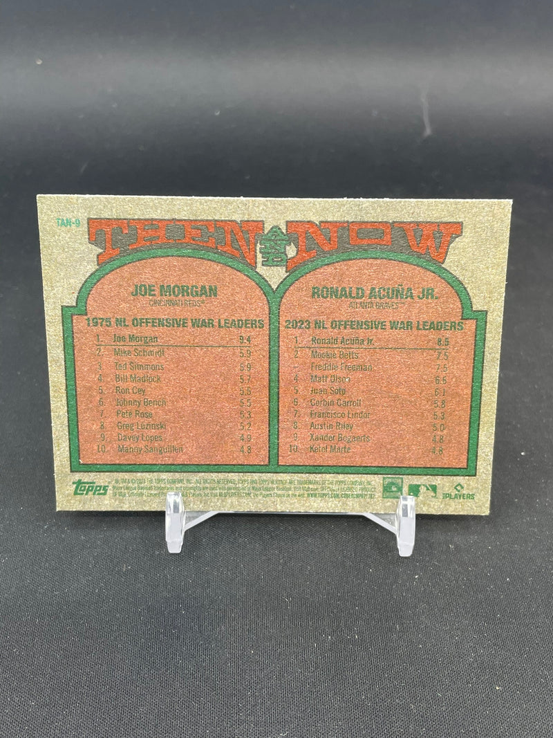 2024 TOPPS HERITAGE - THEN AND NOW - J. MORGAN / R. ACUNA JR. -