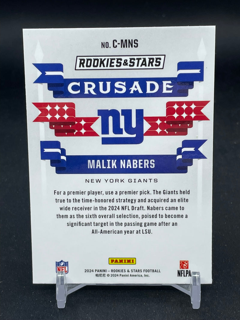 2024 PANINI ROOKIES & STARS - RED LAZER PRIZM - M. NABERS -