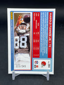 2025 PANINI DONRUSS OPTIC - AQUA PRIZM - RATED ROOKIE - H. FANNIN JR. - #284 - #'D/349 - RC
