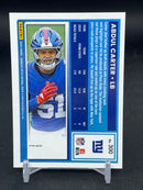 2025 PANINI DONRUSS OPTIC - JAZZ PRIZM - RATED ROOKIE - A. CARTER -