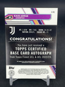 2022 TOPPS FINEST - K. JORGE -