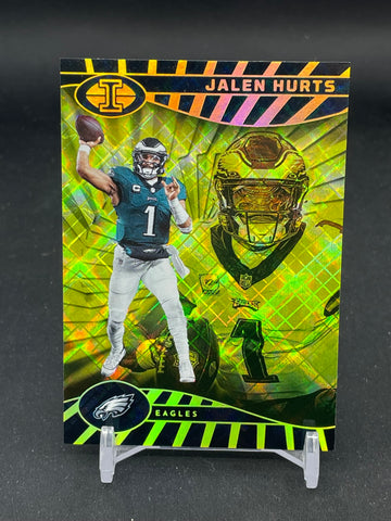 2024 PANINI ILLUSIONS - YELLOW DIAMOND TROPHY - J. HURTS - #70