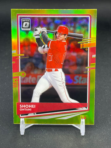 2020 PANINI DONRUSS OPTIC - YELLOW PRIZM - S. OHTANI - #118