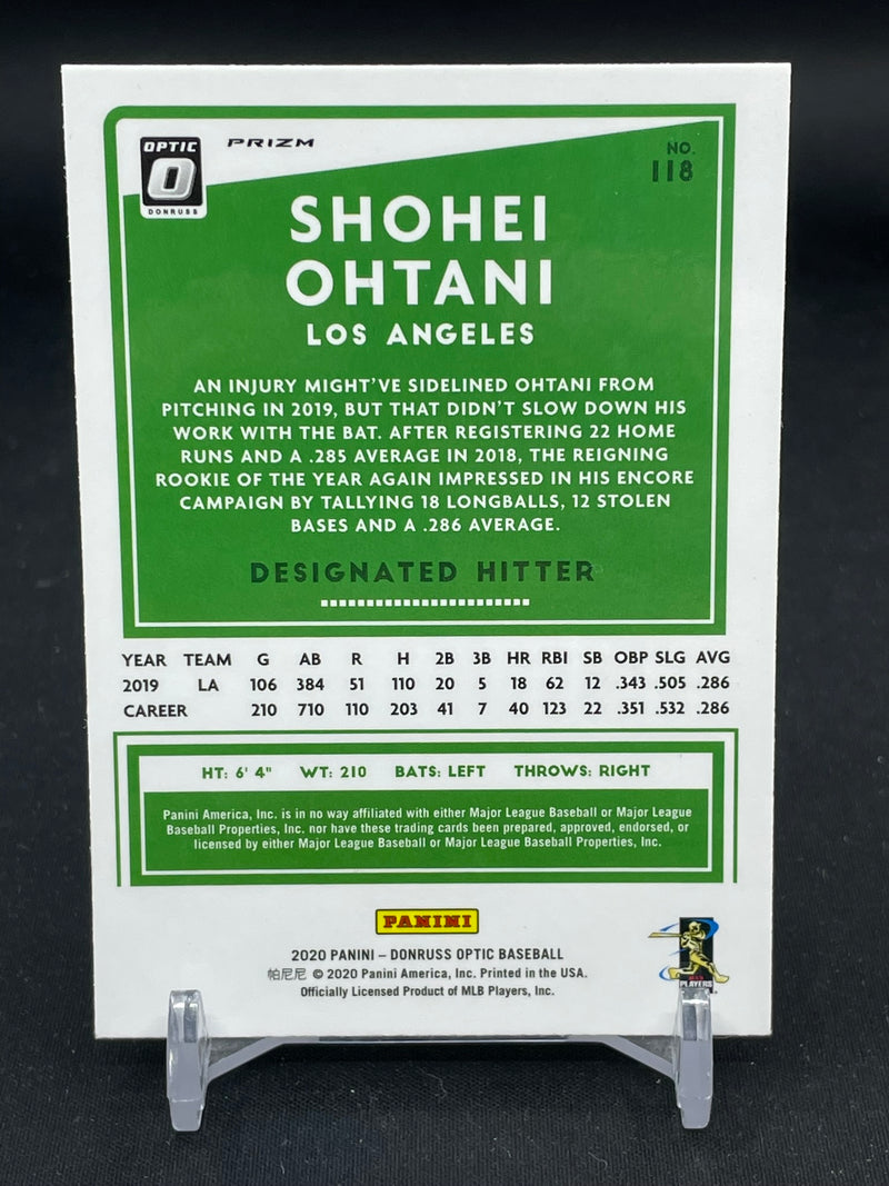 2020 PANINI DONRUSS OPTIC - YELLOW PRIZM - S. OHTANI -