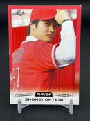 2018 LEAF - RED ROOKIE - S. OHTANI -