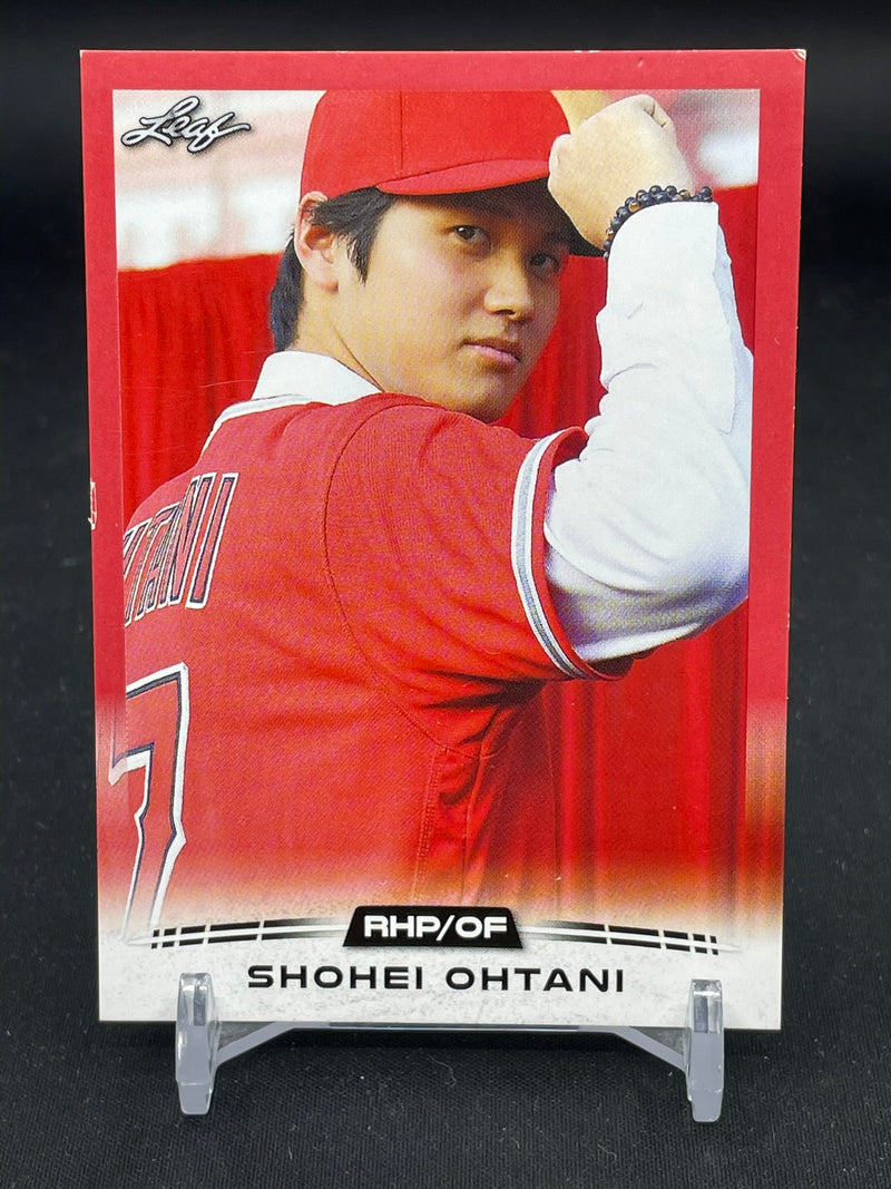 2018 LEAF - RED ROOKIE - S. OHTANI -