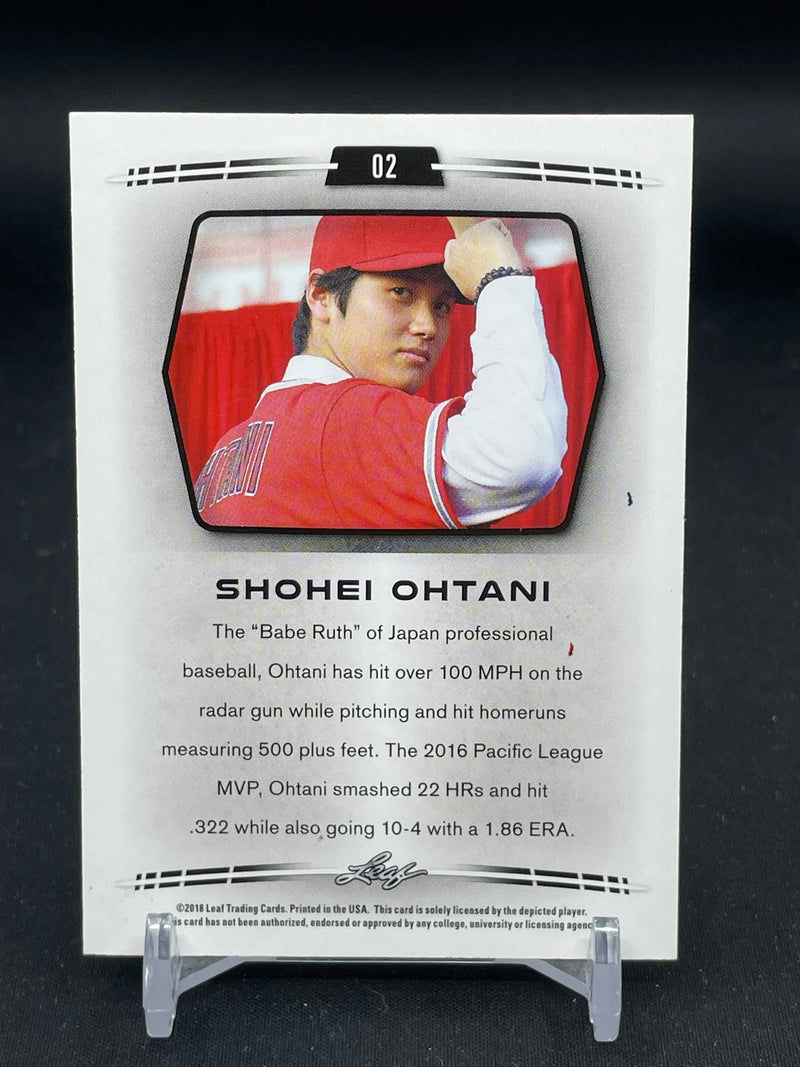 2018 LEAF - RED ROOKIE - S. OHTANI -