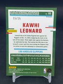 2023 PANINI DONRUSS OPTIC - PINK PRIZM - RATED ROOKIE - K. LEONARD - #95 - #'D/25