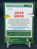 2023 PANINI DONRUSS OPTIC - RED DISCO PRIZM - RATED ROOKIE - J. GREEN - #151 - #'D/75