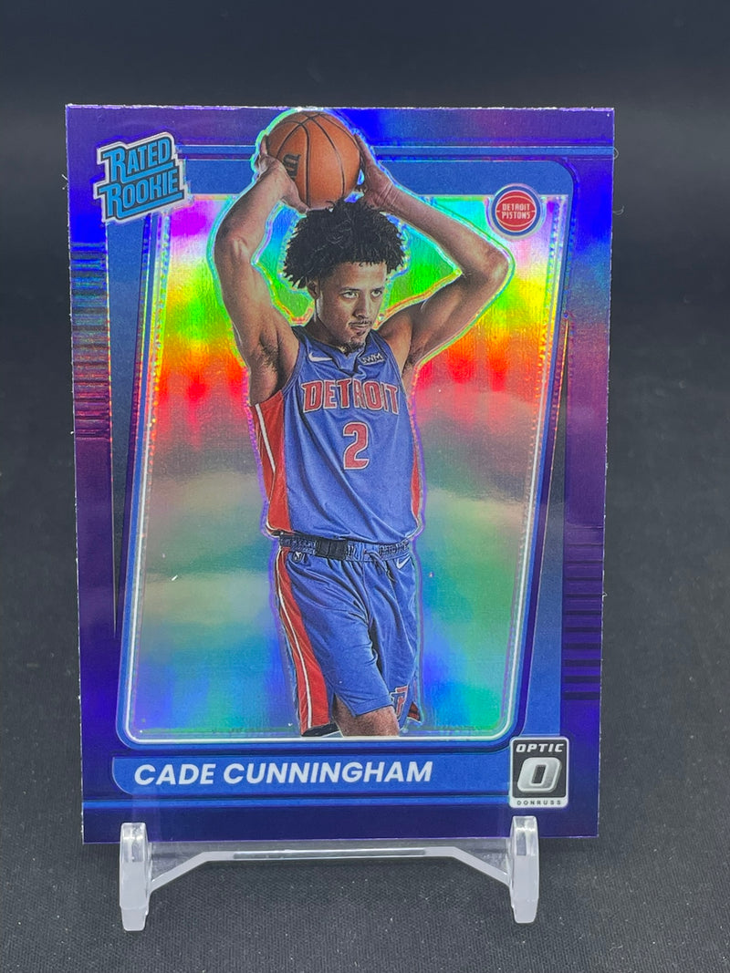 2021 PANINI DONRUSS OPTIC - PURPLE PRIZM - RATED ROOKIE - C. CUNNINGHAM -