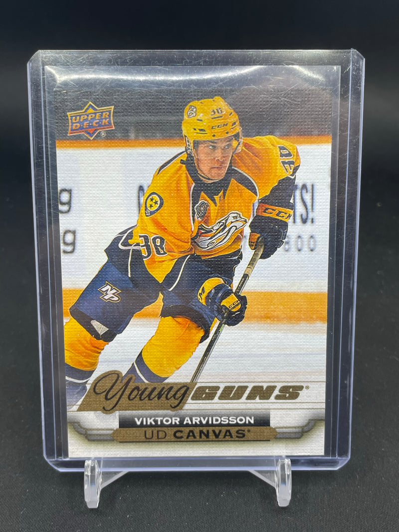 2015 UPPER DECK SERIES TWO - UD CANVAS - YOUNG GUNS - V. ARVIDSSON -