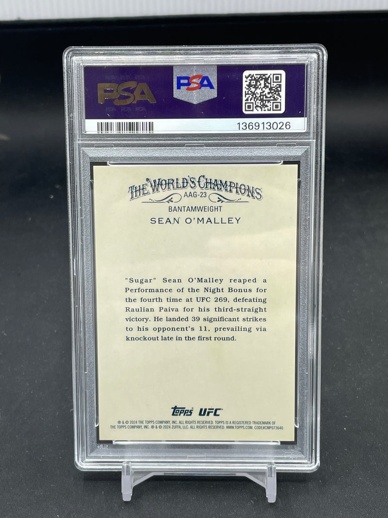 2024 TOPPS CHROME ALLEN & GINTER - GOLD REFRACTOR - S. O'MALLEY - #AAG23 - #'D/50 - PSA 8