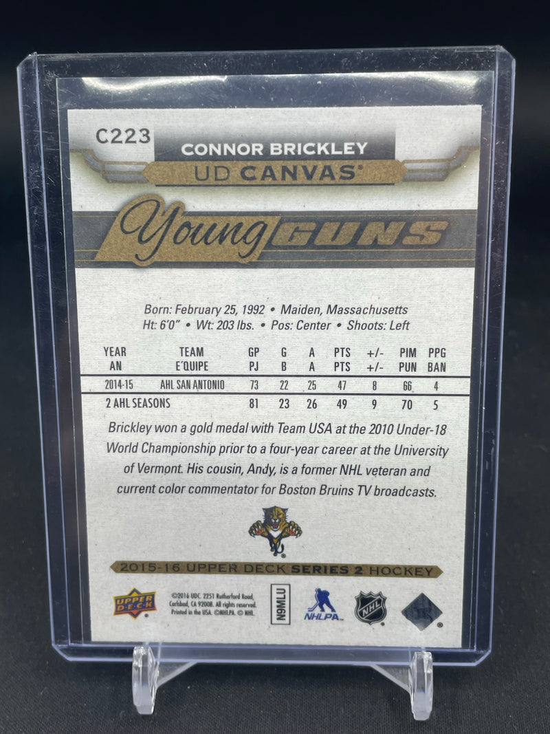 2015 UPPER DECK SERIES TWO - UD CANVAS - YOUNG GUNS - C. BRICKLEY -