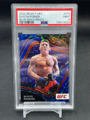 2022 PANINI SELECT UFC - BLUE DISCO PRIZM - D. POIRIER - #279 - #'D/49 - PSA 9