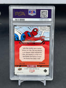 2024 UPPER DECK MARVEL SECRET WARS 1984 - RED DIAMONDS - SPIDER-MAN - #13 - #'D/49 - PSA 7