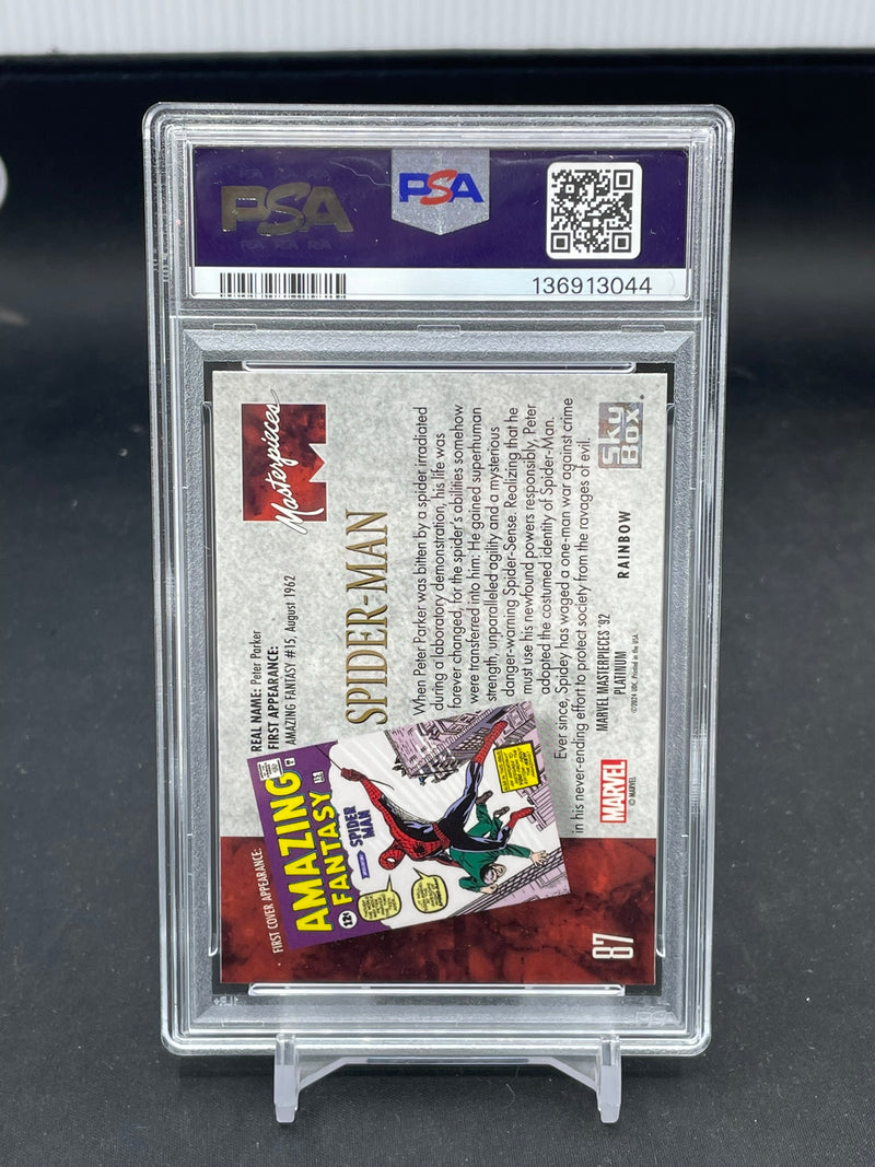 2024 UPPER DECK MARVEL MASTERPIECES '92 PLATINUM - RAINBOW - SPIDER-MAN -