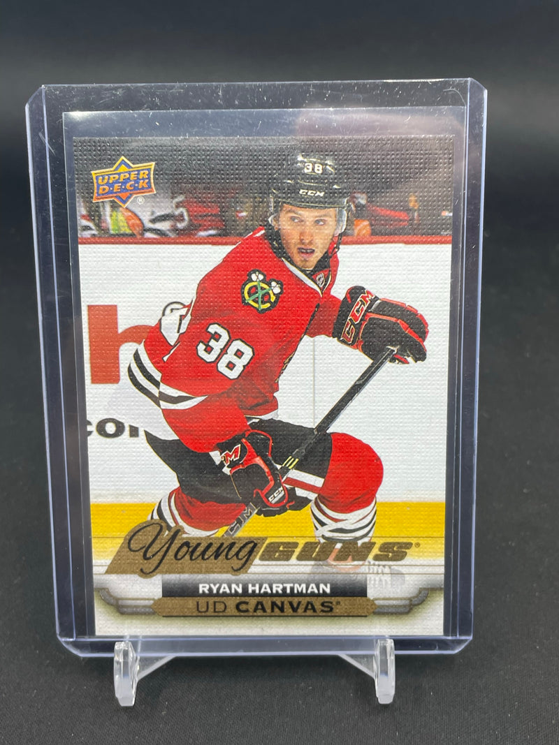 2015 UPPER DECK SERIES TWO - UD CANVAS - YOUNG GUNS - R. HARTMAN -