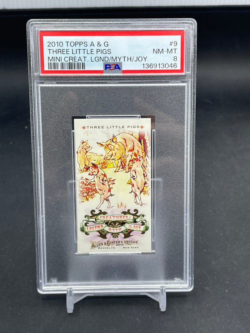2010 TOPPS ALLEN & GINTER - MINI CREATURE - THREE LITTLE PIGS -