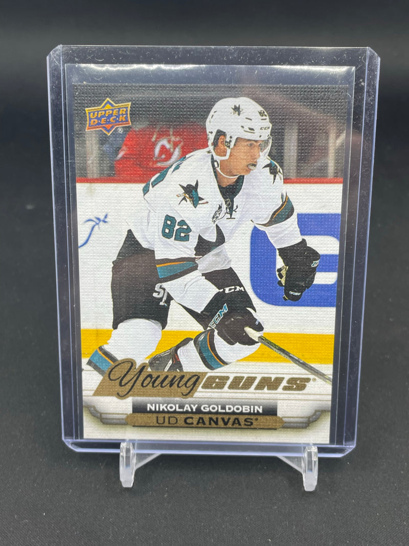 2015 UPPER DECK SERIES TWO - UD CANVAS - YOUNG GUNS - N. GOLDOBIN -
