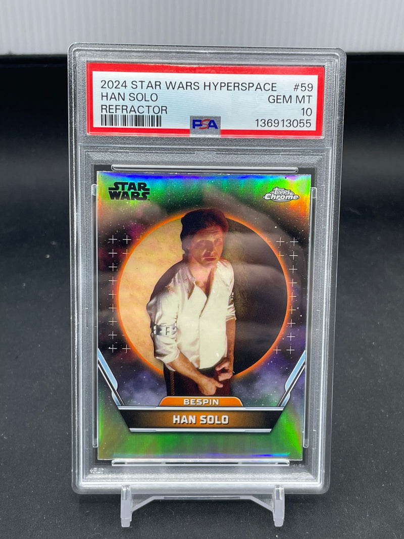 2024 TOPPS CHROME STAR WARS HYPERSPACE - REFRACTOR - HAN SOLO -