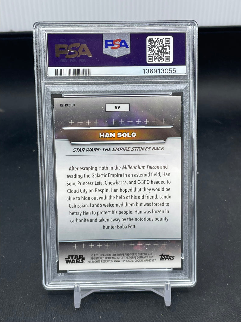 2024 TOPPS CHROME STAR WARS HYPERSPACE - REFRACTOR - HAN SOLO -