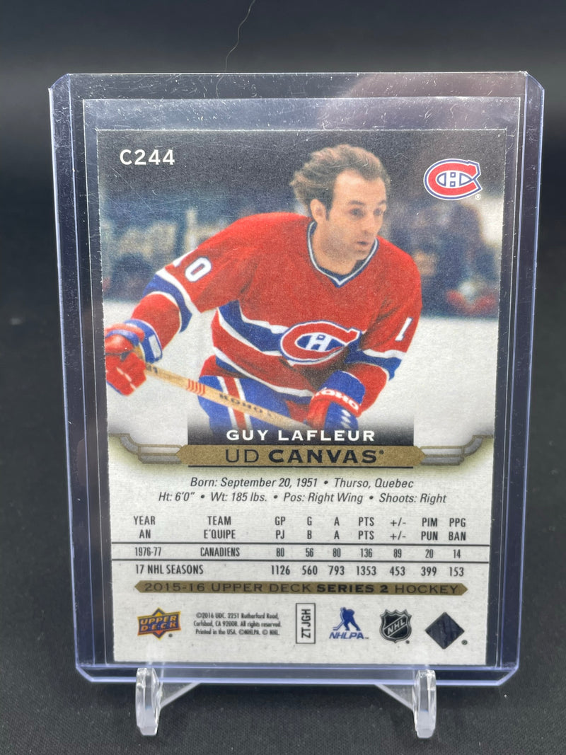 2015 UPPER DECK SERIES TWO - UD CANVAS - RETIRED - G. LAFLEUR -