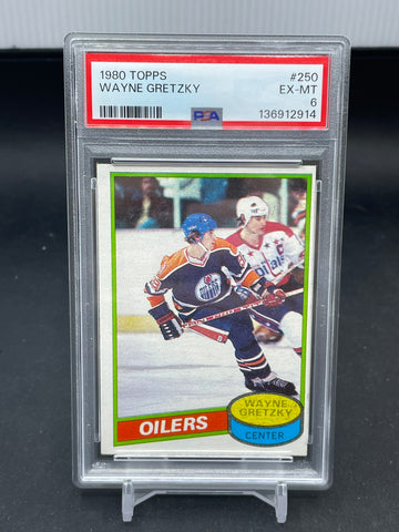 1980 TOPPS - W. GRETZKY - #250 - PSA 6