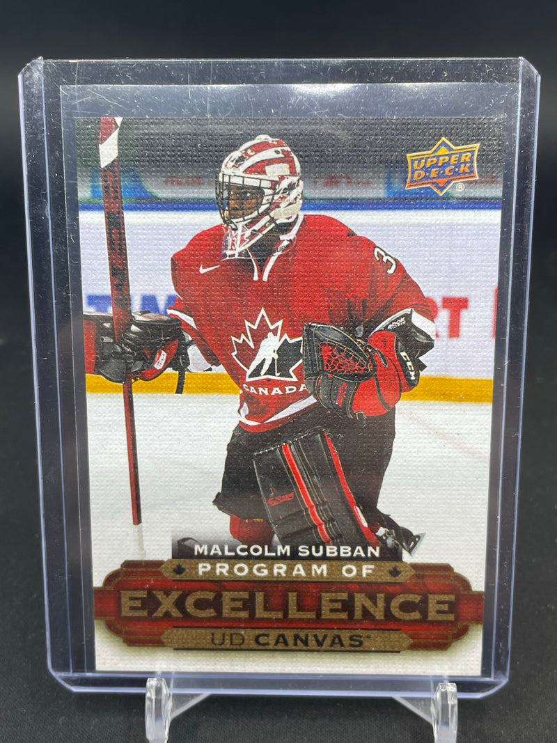 2015 UPPER DECK SERIES TWO - UD CANVAS - PROGRAM OF EXCELLENCE - M. SUBBAN -