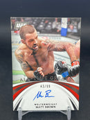 2022 PANINI IMMACULATE COLLECTION UFC - ALL-TIME GREATS - M. BROWN -