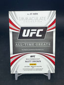 2022 PANINI IMMACULATE COLLECTION UFC - ALL-TIME GREATS - M. BROWN -