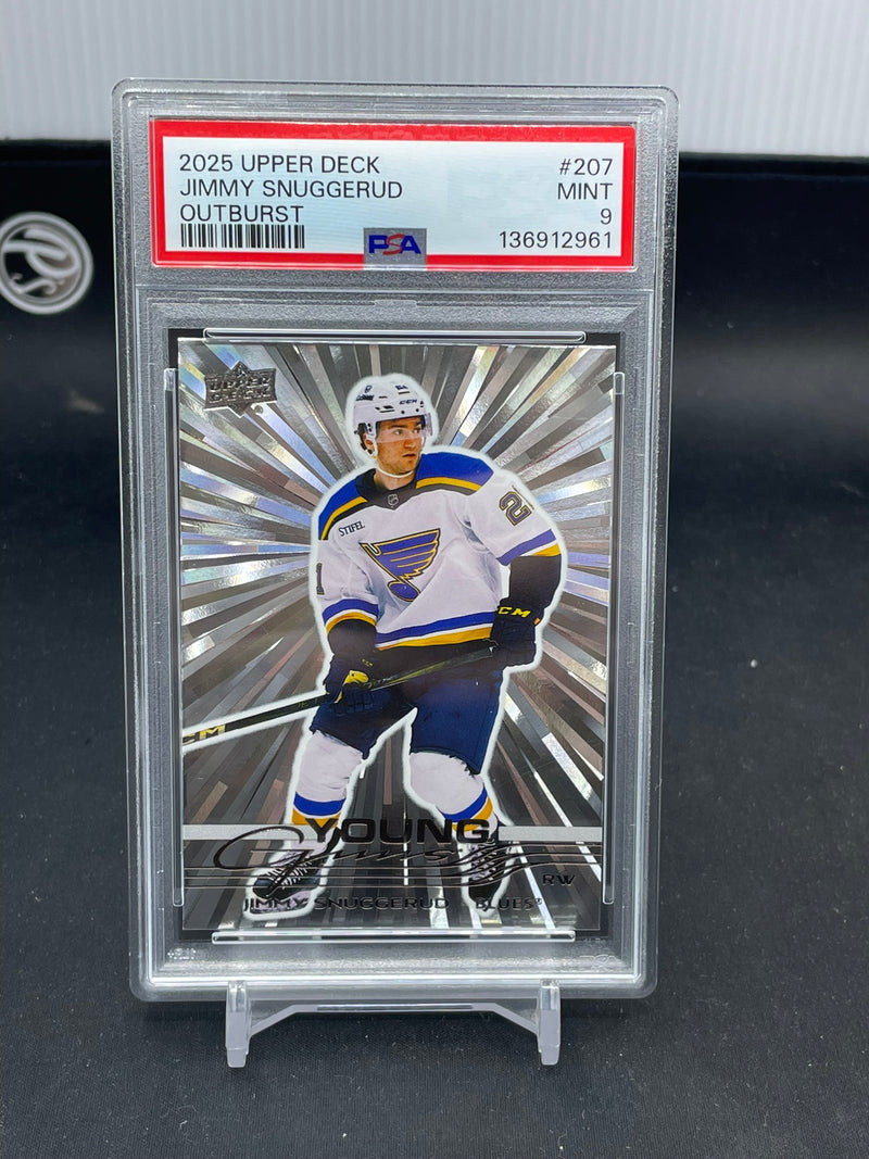 2025 UPPER DECK SERIES ONE - OUTBURST - YOUNG GUNS - J. SNUGGERUD -