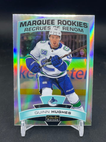 2019 UPPER DECK O-PEE-CHEE PLATINUM - RAINBOW - MARQUEE ROOKIES - Q. HUGHES - #190 - RC
