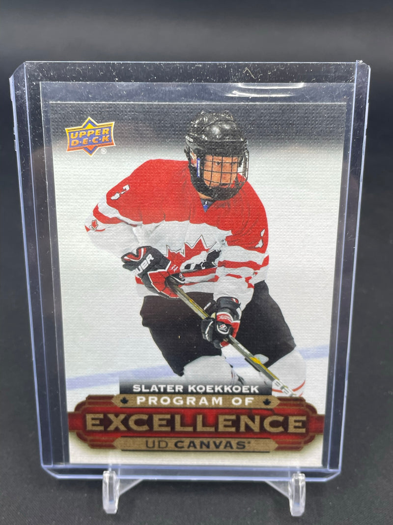 2015 UPPER DECK SERIES TWO - UD CANVAS - PROGRAM OF EXCELLENCE - S. KOEKKOEK -