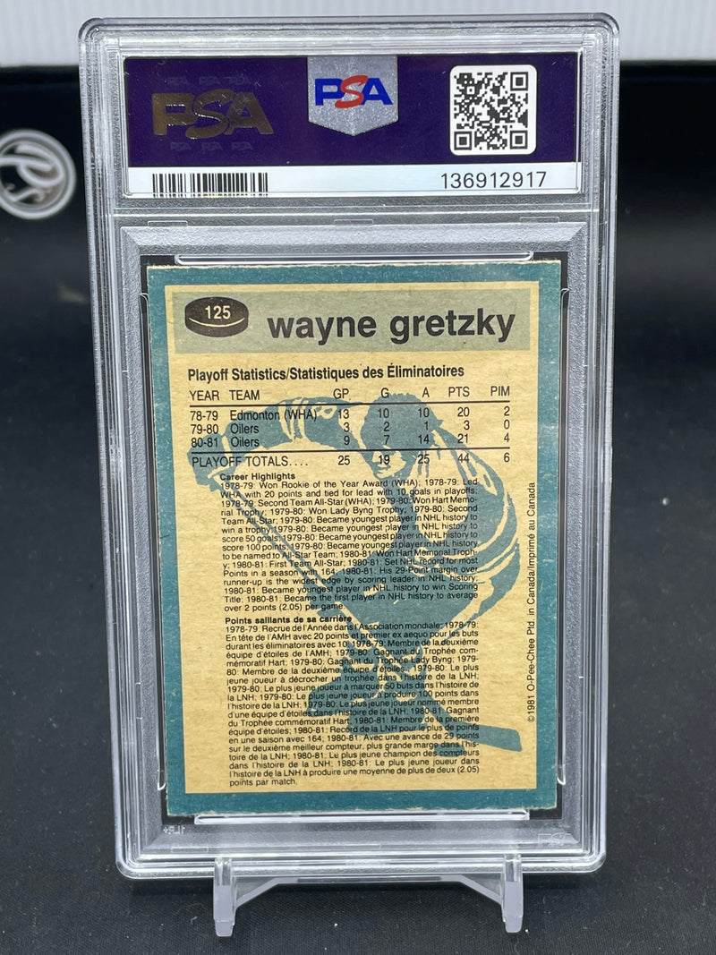 1981 O-PEE-CHEE - SUPER ACTION - W. GRETZKY -