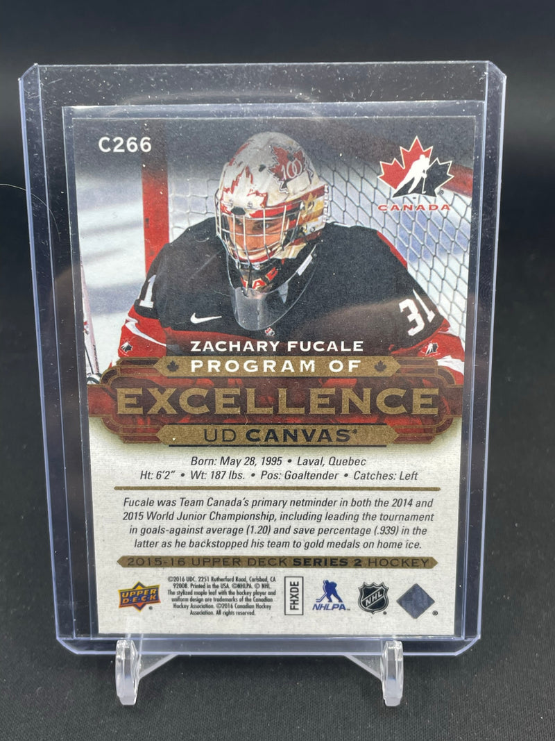 2015 UPPER DECK SERIES TWO - UD CANVAS - PROGRAM OF EXCELLENCE - Z. FUCALE -