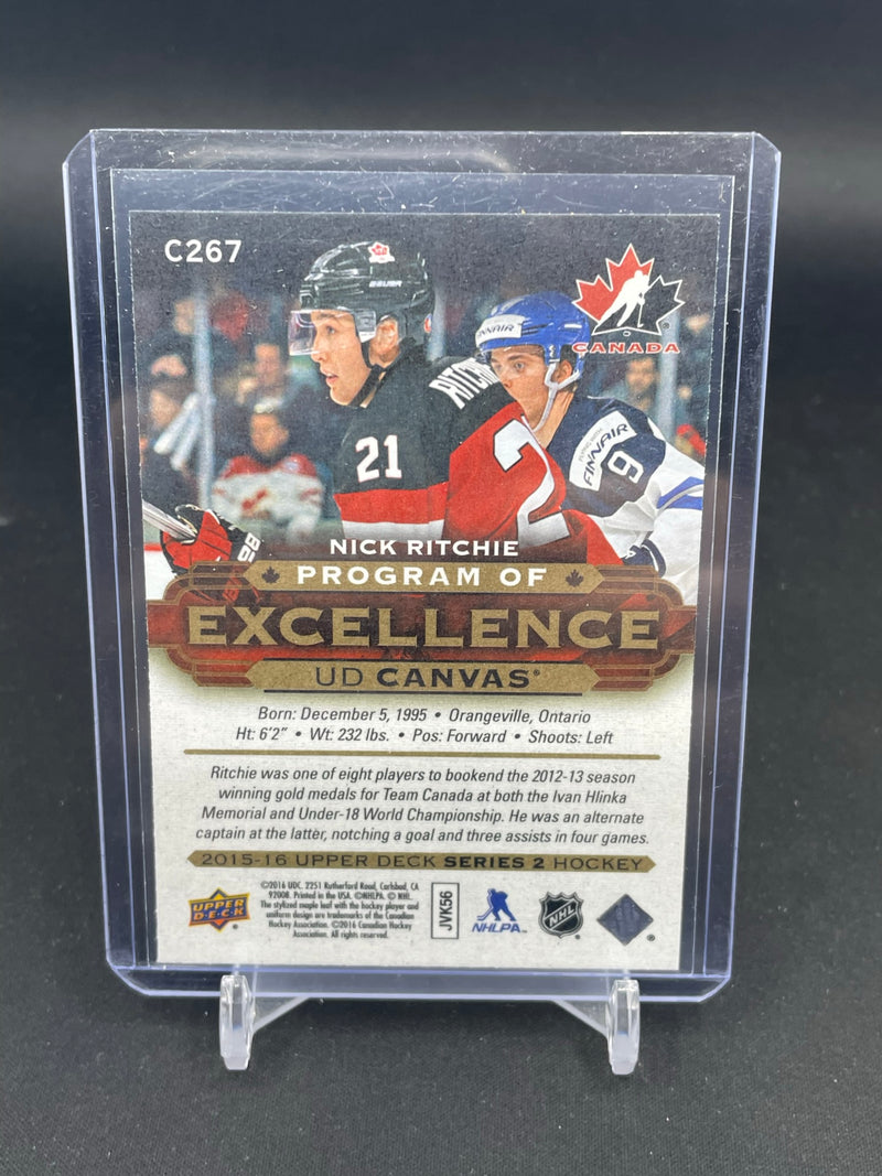 2015 UPPER DECK SERIES TWO - UD CANVAS - PROGRAM OF EXCELLENCE - N. RITCHIE -