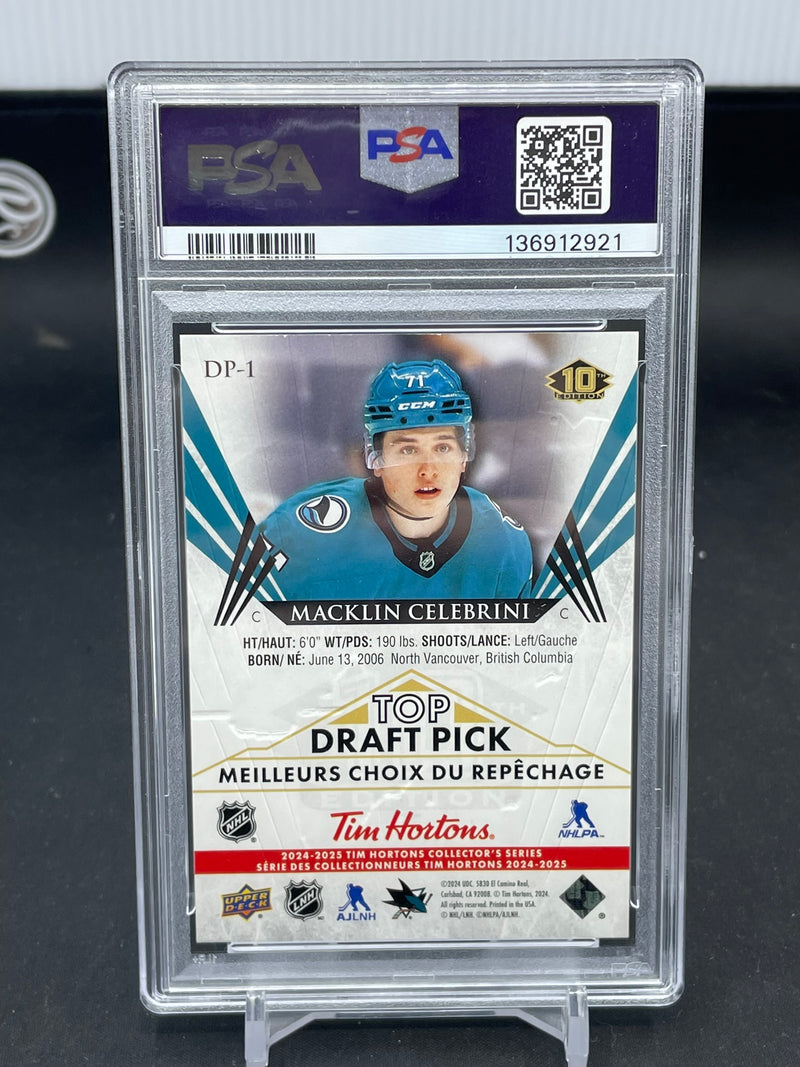 2024 UPPER DECK TIM HORTONS - TOP DRAFT PICK REDEMPTION - M. CELEBRINI -