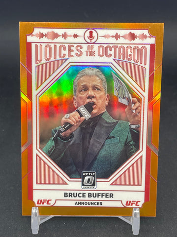 2022 PANINI DONRUSS OPTIC UFC - ORANGE PRIZM - VOICES OF THE OCTAGON - B. BUFFER - #121 - #'D/49