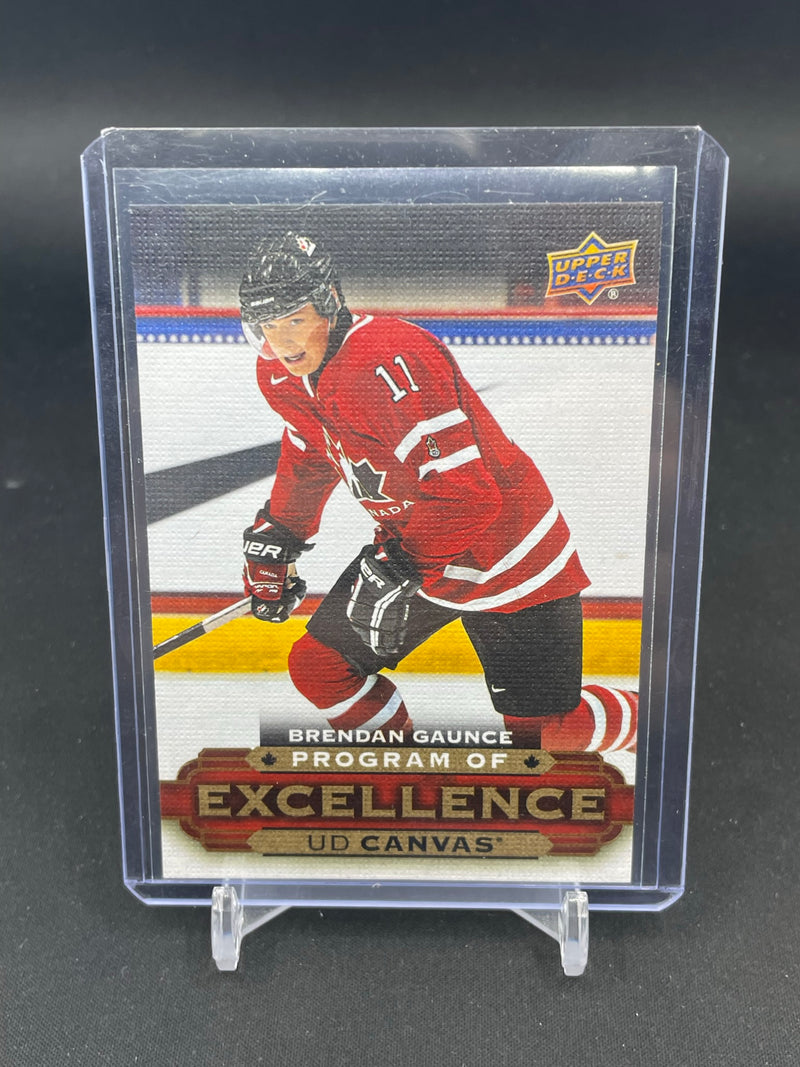 2015 UPPER DECK SERIES TWO - UD CANVAS - PROGRAM OF EXCELLENCE - B. GAUNCE -