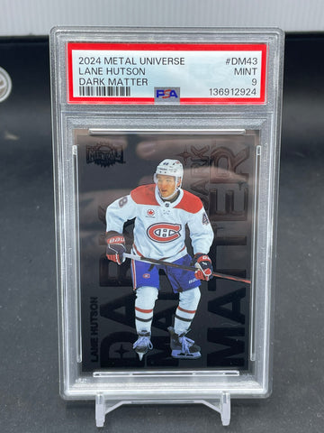 2024 UPPER DECK METAL UNIVERSE SKYBOX - DARK MATTER - L. HUTSON - #DM43 - PSA 9 - RC