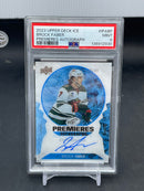 2023 UPPER DECK ICE - PREMIERES AUTOGRAPH - B. FABER - #IPABF - #'D/49 - AUTOGRAPH - PSA 9 - RC