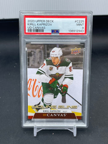 2020 UPPER DECK SERIES TWO - UD CANVAS - YOUNG GUNS - K. KAPRIZOV - #C225 - PSA 9 - RC