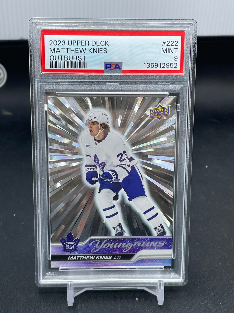 2023 UPPER DECK SERIES ONE - OUTBURST - YOUNG GUNS - M. KNIES -