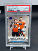 2024 UPPER DECK SERIES TWO - DELUXE - YOUNG GUNS TEAMMATES - M. MICHKOV / I. FEDEDTOV - #496 - #'D/250 - PSA 10 - RC
